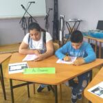 Давид Бисеров от III клас и неговата майка
